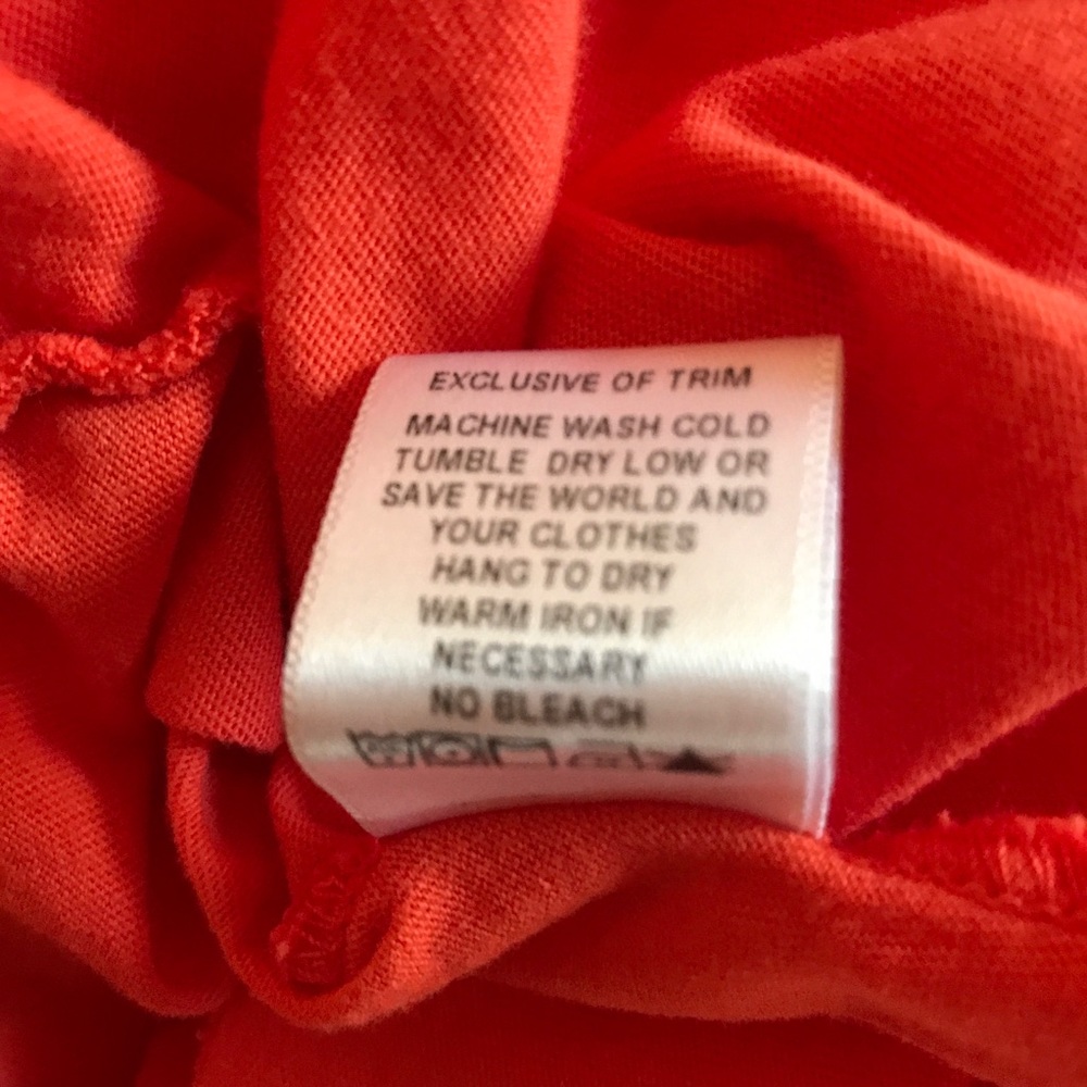 Prairie Underground Baby Falcon Orange Dress Small - Picture 6 of 6